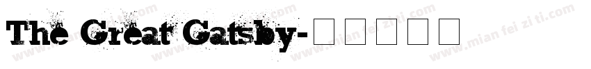 The Great Gatsby字体转换